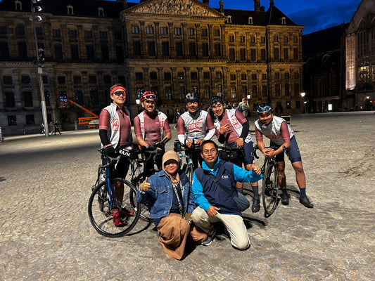 Cyclists Ride from London to Amsterdam to Raise Funds for Children in Indonesia