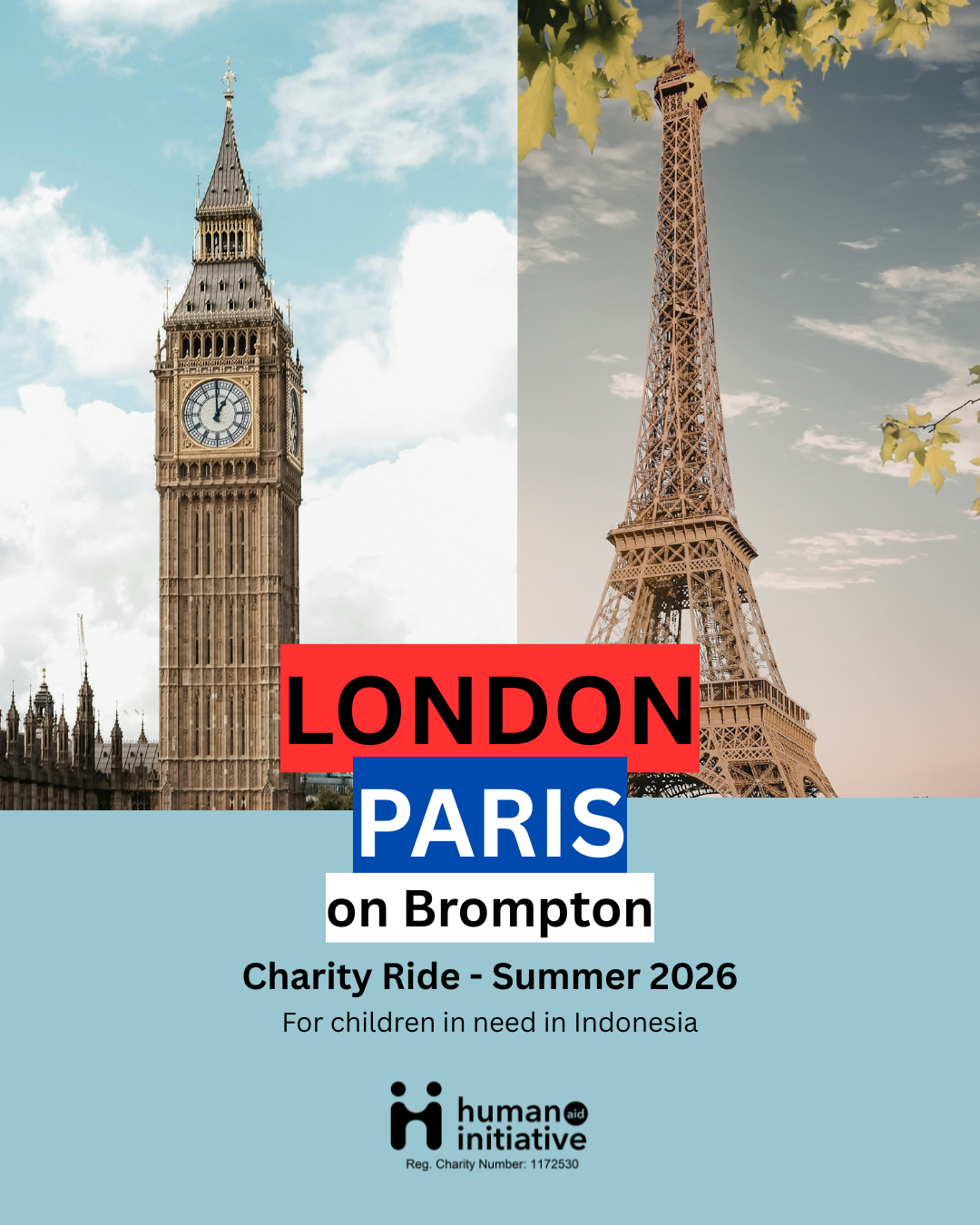London-Paris Charity Ride Donation